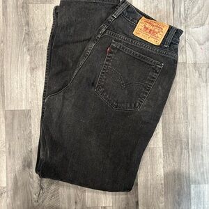 Levi's 550 Black Jeans